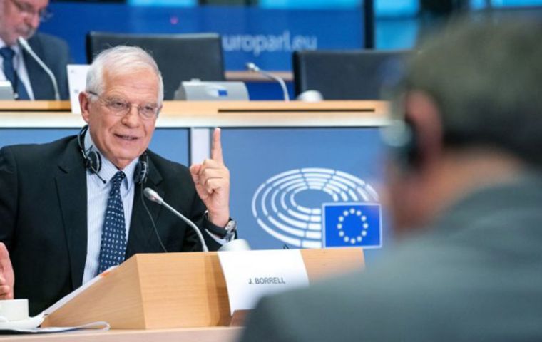 El alto representante de Política Exterior de la UE, Josep Borrell, dijo que la UE está respondiendo a la creciente represión en Nicaragua tras los arrestos de candidatos presidenciales