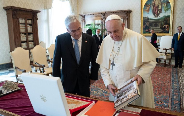 Antes del jueves, Piñera y el Papa se habían reunido en 2018 cuando los escándalos sexuales que involucraban a sacerdotes encabezaban la agenda