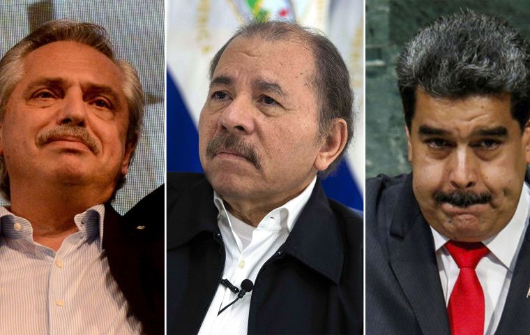 El presidente Fernández fue atrapado en una trampa por Daniel Ortega y Nicolás Maduro