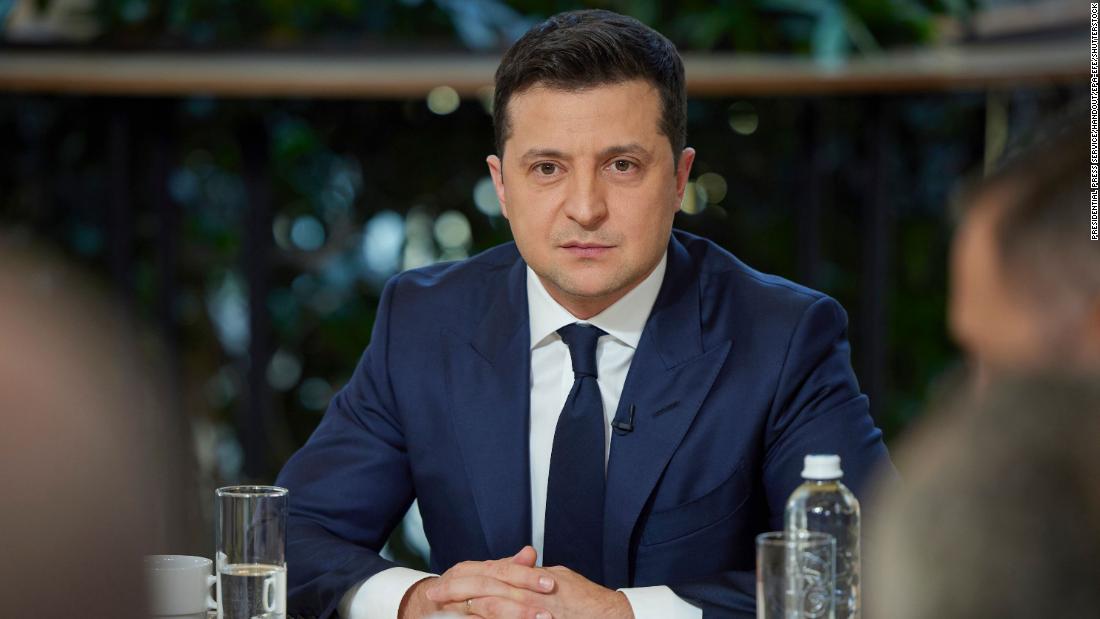 El presidente ucraniano, Volodymyr Zelensky, dijo que se planeaba un golpe en su contra