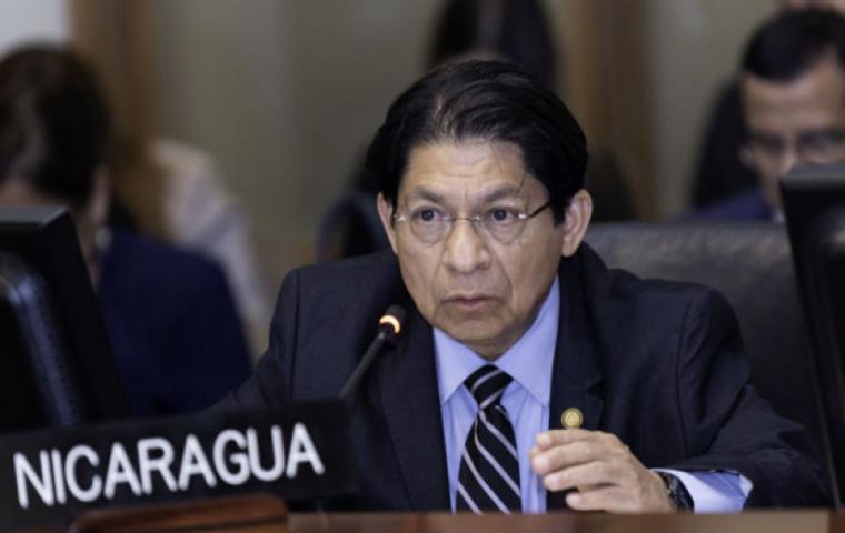 ?? Nicaragua hace uso de sus plenos derechos soberanos ??  Moncada dijo