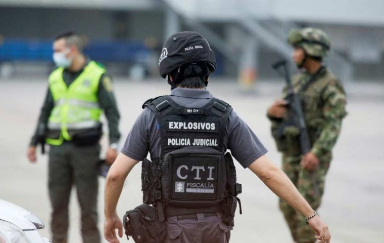 El presidente Iván Duque condenó “el cobarde atentado terrorista”  y prometí encontrar a los responsables de  eso (Pic Reuters)