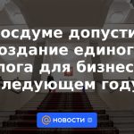La Duma del Estado permitió la creación de un impuesto único para las empresas el próximo año