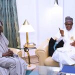 2023: Exgobernador de Lagos, Tinubu se reúne con Buhari en Aso Villa