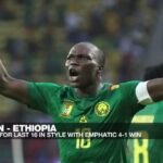 Diario AFCON: El anfitrión Camerún se clasifica para los octavos de final con una contundente victoria por 4-1 contra Etiopía