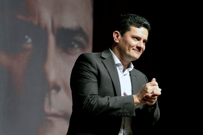 Sergio Moro en un evento