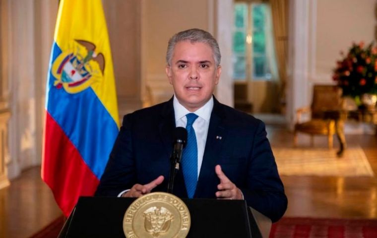 Régimen de Maduro da cobijo a terroristas colombianos, dijo Duque a Estrasburgo