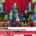 El presidente Kenyatta respalda a su rival Raila Odinga