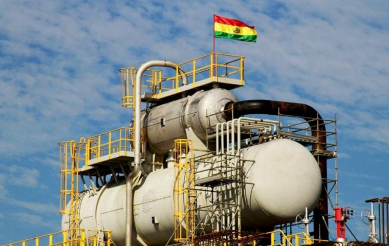 El gas natural ha sido la principal exportación de Bolivia con Brasil y Argentina y sus principales destinos