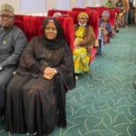 La primera dama de Nigeria, Aisha Buhari, viaja en tren de Kaduna a Abuja