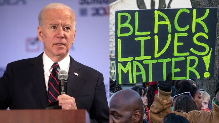 Black Lives Matter no está contento con el llamado de Biden para financiar a la policía