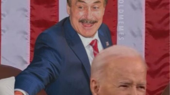 El CEO de 'My Pillow', Mike Lindell, trolea perfectamente la reacción de Kamala Harris al discurso sobre el estado de la Unión de Biden