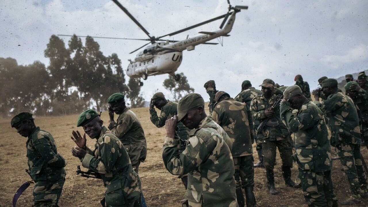 Helicóptero de la ONU se estrella en RD Congo, matando a ocho cascos azules a bordo