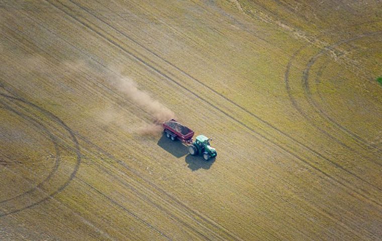 Brasil depende de las importaciones para el 85% del fertilizante que necesita para los cultivos y más de una quinta parte de sus importaciones, por un total de 9 millones de toneladas en 2021, provino de Rusia.