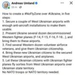 ¿Las zonas de exclusión aérea sobrevolarán Ucrania?