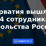 Croacia enviará 24 empleados de la embajada rusa