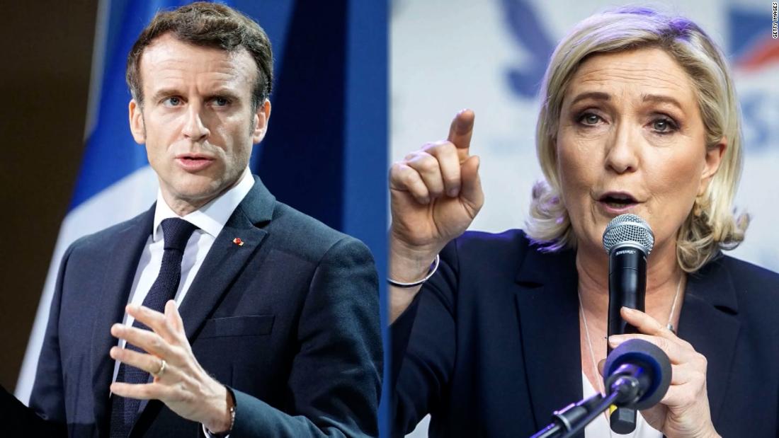 Emmanuel Macron y Marine Le Pen se enfrentan de nuevo, con el futuro de Francia en juego
