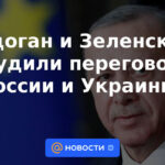 Erdogan y Zelensky discutieron negociaciones entre Rusia y Ucrania