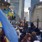 Los ucranianos superan en número a los prorrusos en las protestas alemanas
