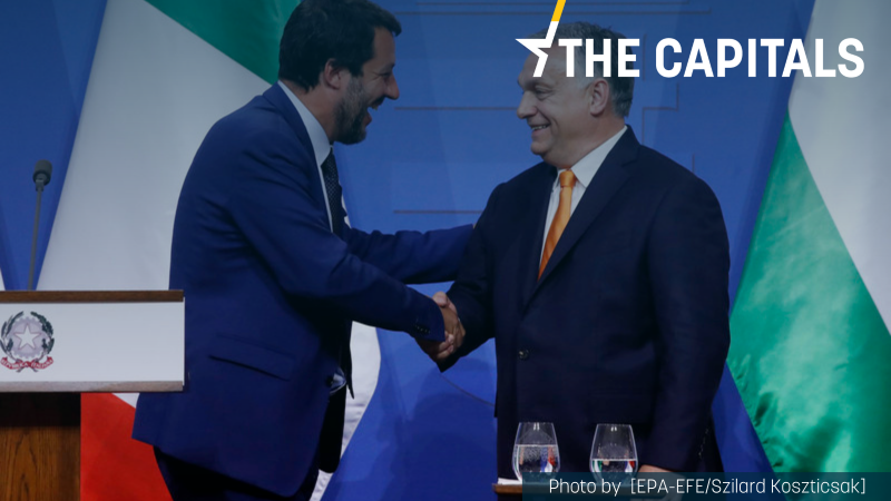 Los ultraderechistas Salvini y Orbán acuerdan crear un nuevo 'centroderecha' de la UE