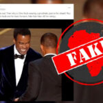 No, el comediante estadounidense Chris Rock no estaba 'llevando una almohadilla en la mejilla' cuando Will Smith lo golpeó