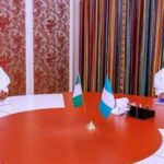 Presidencia 2023: Buhari, gobernador Tambuwal en reunión a puerta cerrada