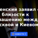 Zelensky anunció la proximidad del acuerdo entre Moscú y Kiev