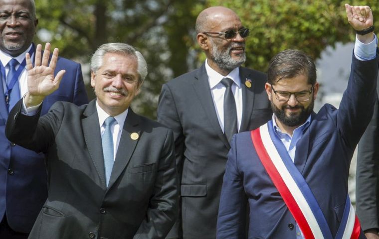 Tras la victoria de AMLO en 2018, llegaron Alberto Fernández en 2019, el presidente boliviano Luis Arce en 2020, y el presidente peruano Pedro Castillo y el presidente chileno Gabriel Boric en 2021.