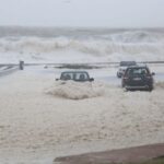 El ciclón subtropical calificado como “atípico” azotó este martes las costas uruguayas, principalmente en Maldonado y Rocha