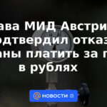 El ministro de Asuntos Exteriores de Austria confirmó la negativa del país a pagar el gas en rublos
