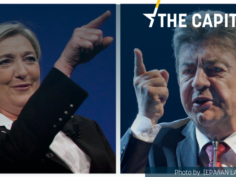 Le Pen regresa asando Mélenchon