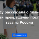 Sandu habló sobre el plan en caso de un cese de suministro de gas de Rusia