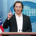 El actor Matthew McConaughey pide una reforma de armas en la sesión informativa de la Casa Blanca