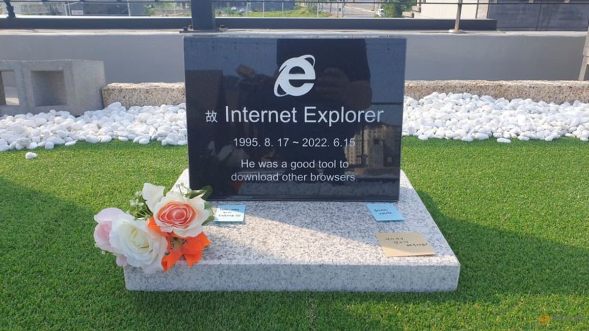 Lápida de Internet Explorer se vuelve viral en Corea del Sur