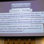 Republicanos en el Congreso buscaron indultos de Trump después de los disturbios del 6 de enero en el Capitolio