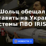 Scholz prometió suministrar a Ucrania sistemas de defensa aérea IRIS-T