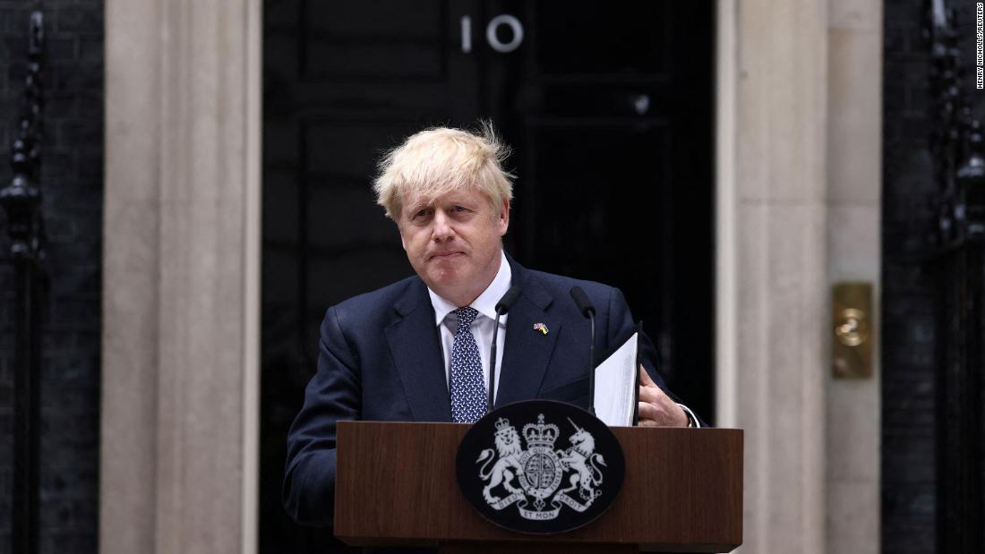 Declaración de renuncia de Boris Johnson en su totalidad