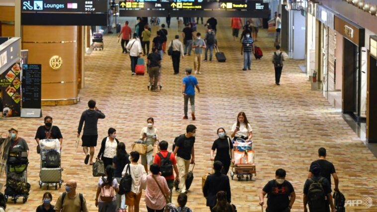 El tráfico aéreo de pasajeros de Singapur alcanza el 50,3% de los niveles previos a la pandemia