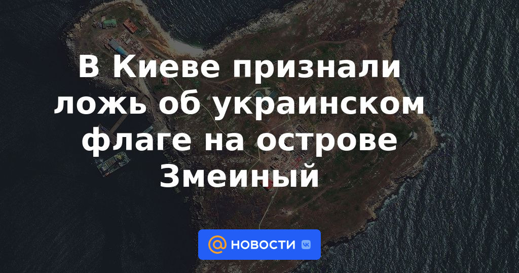 En Kyiv, reconocieron la mentira sobre la bandera de Ucrania en la isla de las Serpientes