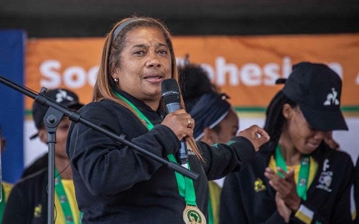 La entrenadora de Banyana, Desiree Ellis, 'abrumada' por el apoyo luego de la victoria de Wafcon