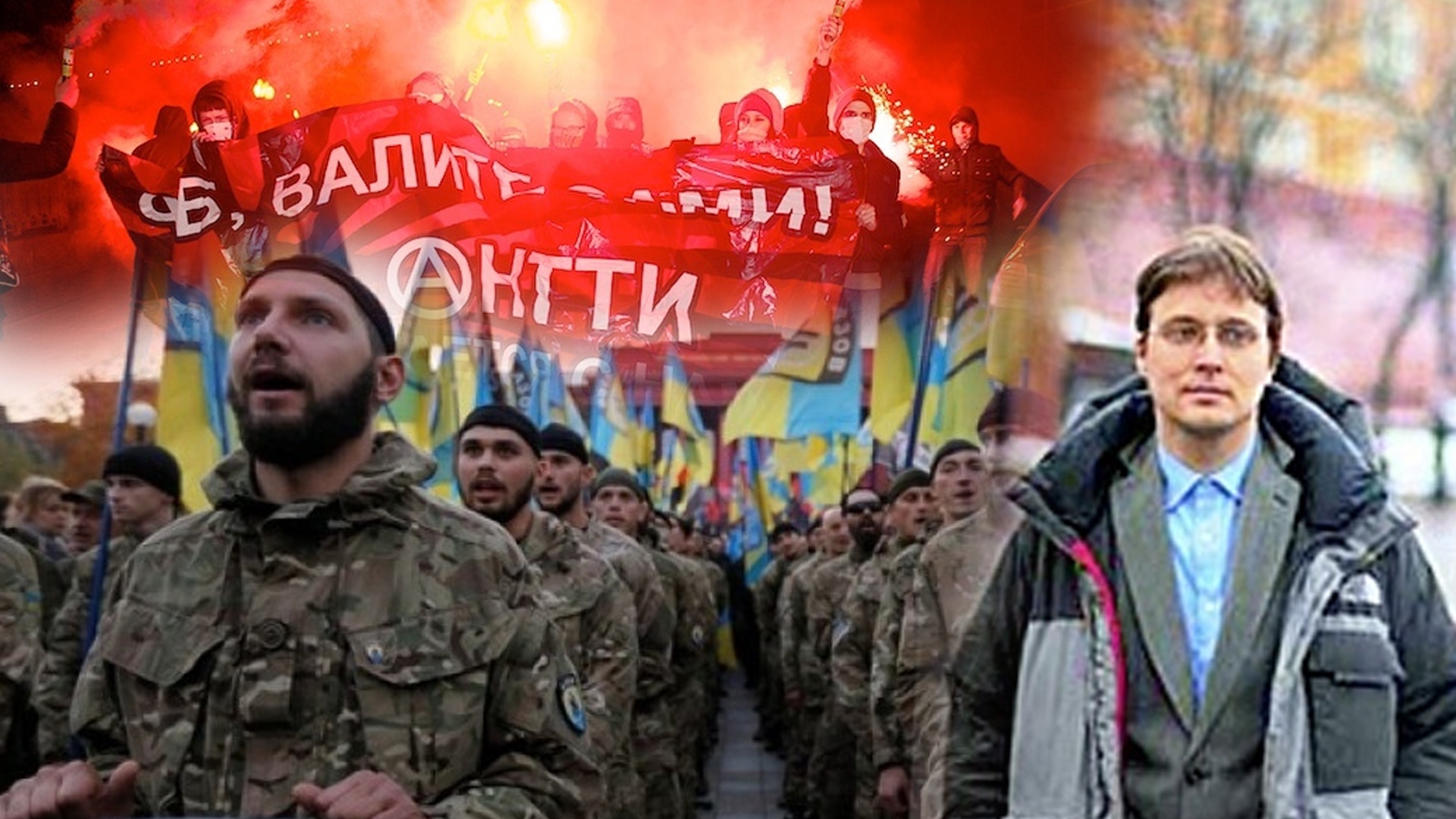 La esvástica del "Azov" ya no asusta a la Patria "anarquista" rusa en el Neva