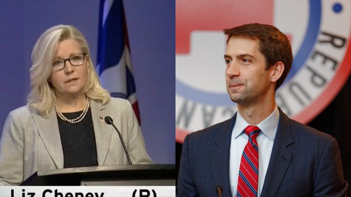 Liz Cheney se irrita con Tom Cotton, quien hizo lo 'impensable' al criticar las audiencias del 6 de enero