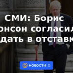 Medios: Boris Johnson aceptó renunciar