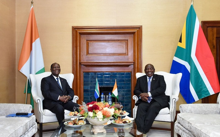 Ramaphosa y Ouattara firman 6 acuerdos