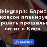 Telegraph: Boris Johnson planea hacer una visita de despedida a Kyiv
