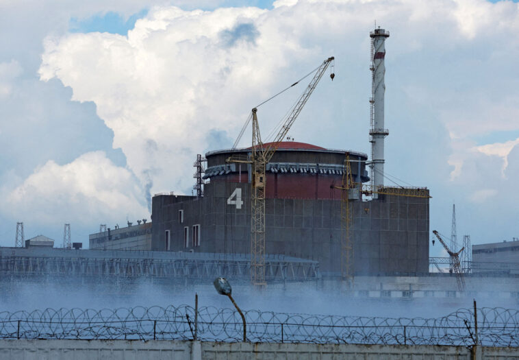 La central nuclear de Zaporizhzhia el 4 de agosto.