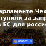 El Parlamento checo pidió la prohibición de las visas de la UE para los rusos