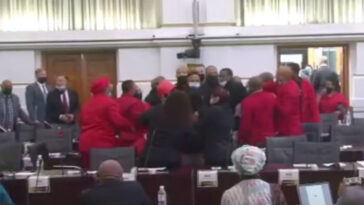 La investigación no muestra pruebas de violencia de género cuando los diputados de la EFF fueron destituidos del Parlamento