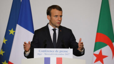 Macron busca 'reconstruir y desarrollar' lazos durante viaje a Argelia