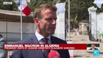 Macron mira al pasado y al futuro en su visita a Argelia para pasar una 'nueva página'